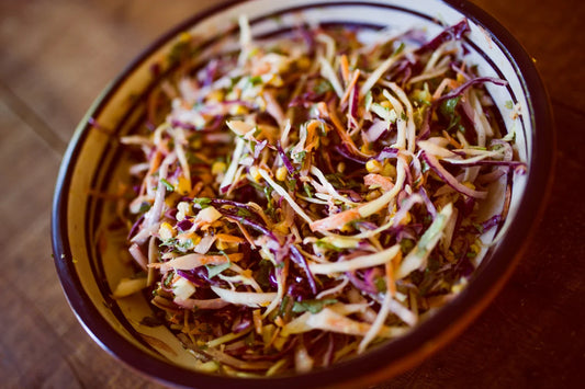 Cabbage & Apple Slaw (Fresh & Zingy)